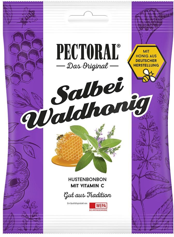 Pectoral Salbei Waldhonig Bonbons Btl. 72 g