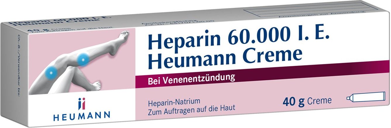 Heparin 60.000 Heumann Creme 40 g