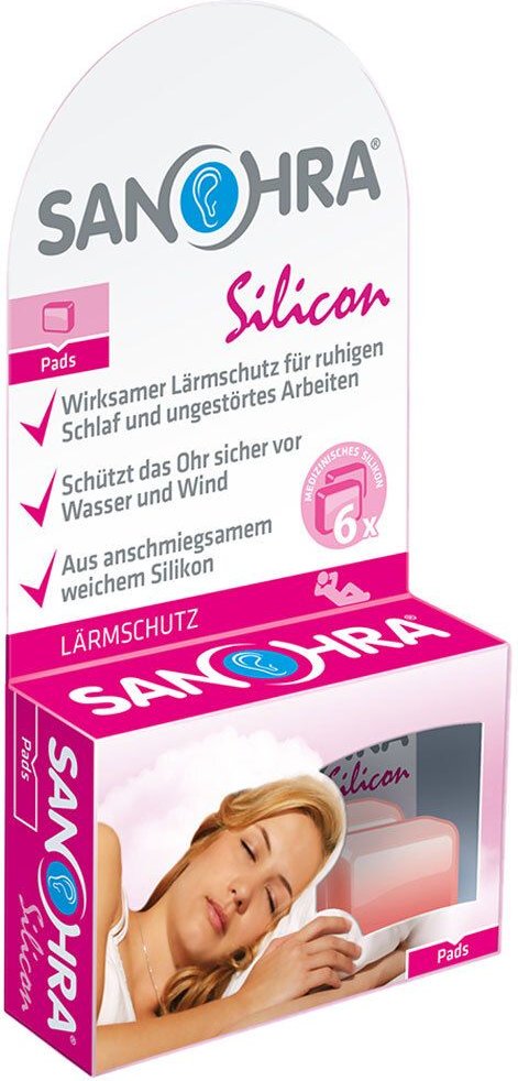 Sanohra Silicon 6 St Ohrstöpsel