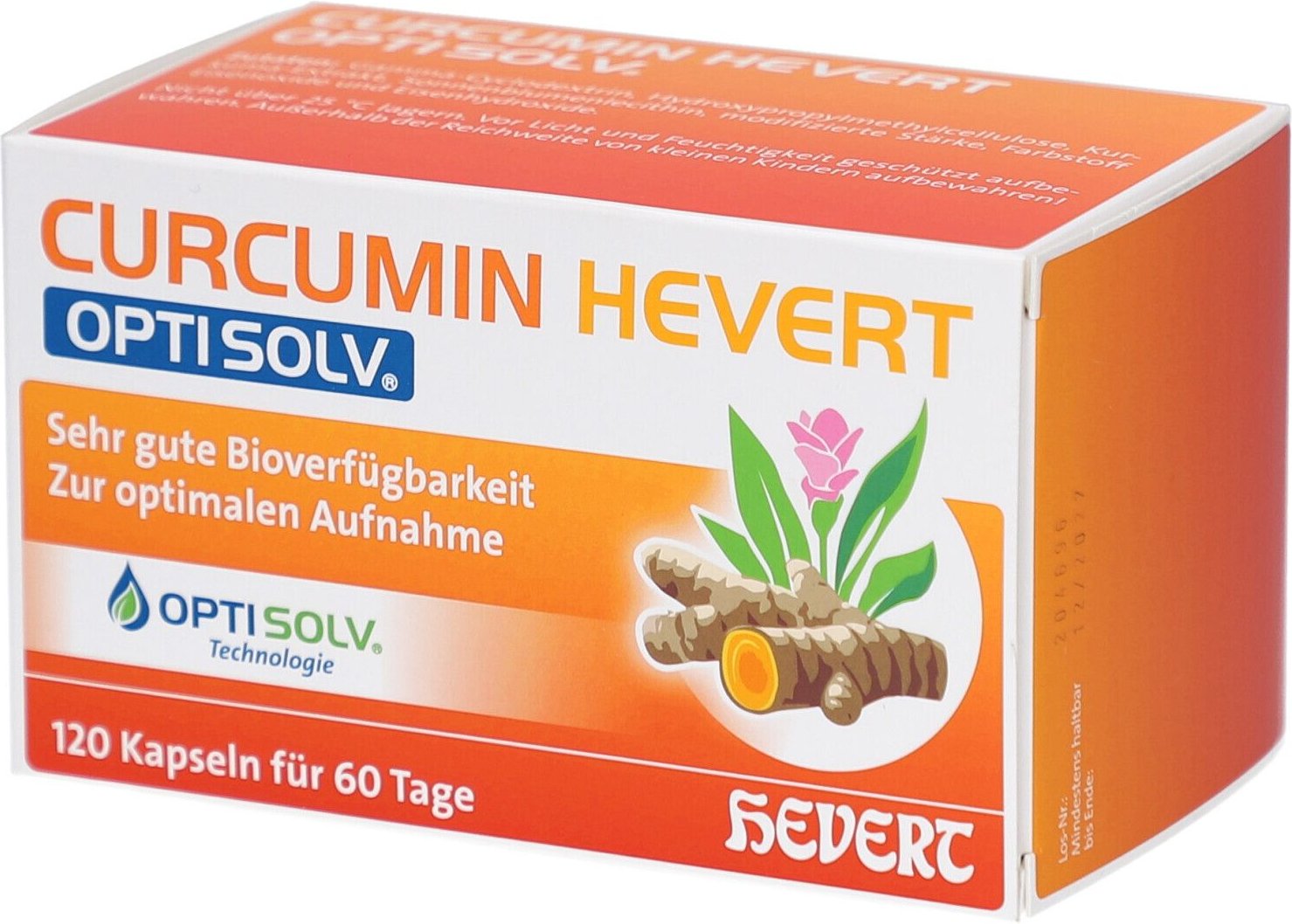 Curcumin Hevert OptiSolv Kapseln 120 St