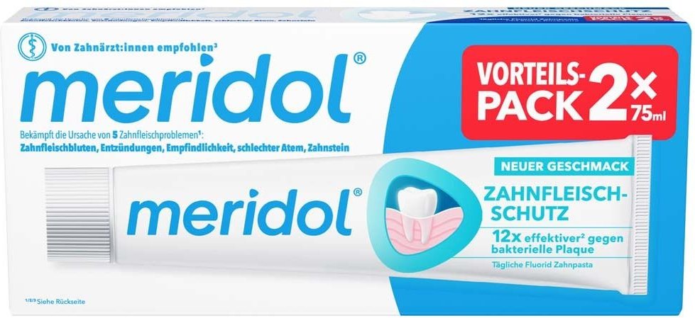 Meridol Zahnpasta Doppelpack 2x75 ml