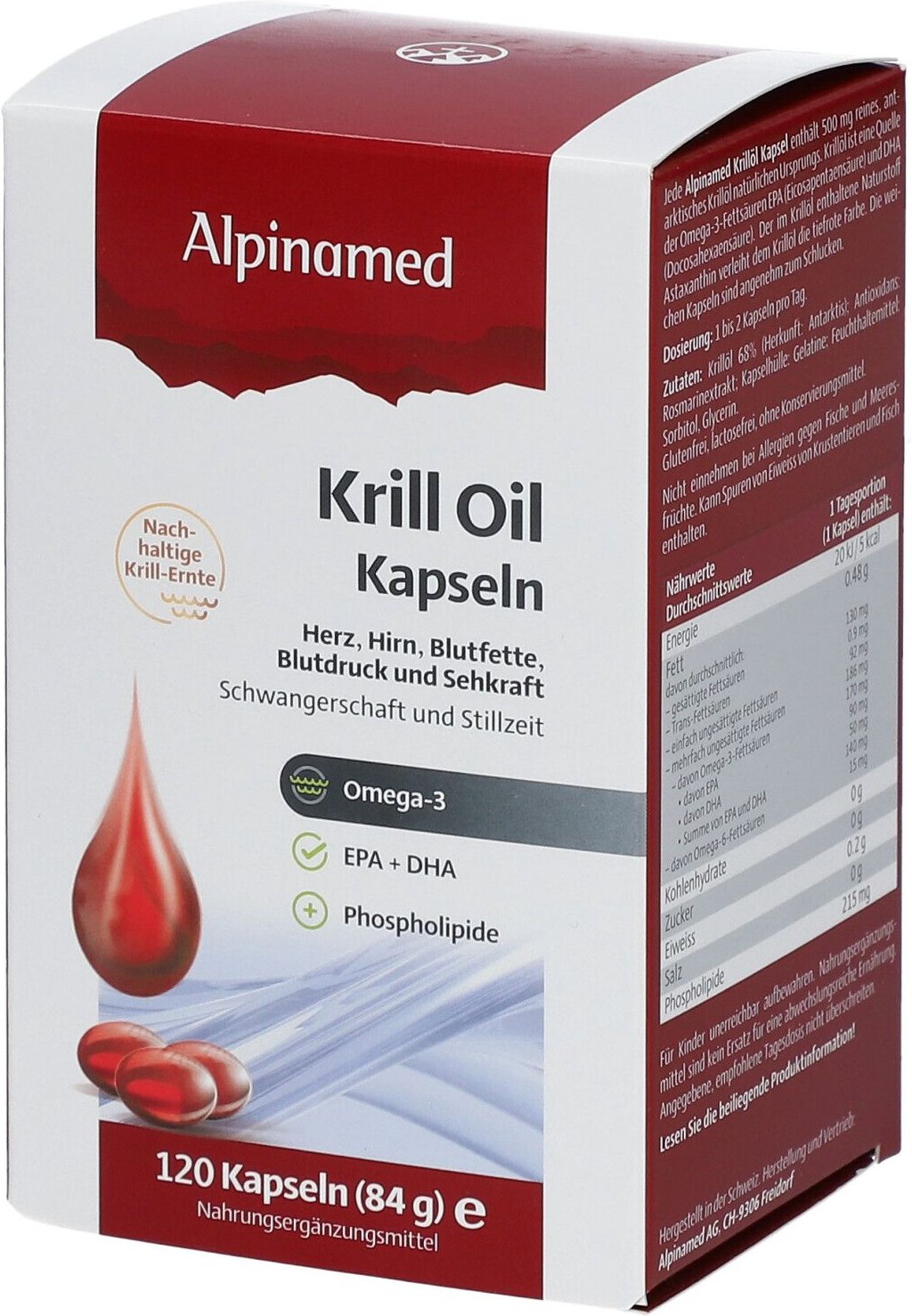 Alpinamed Krill Oil 120 St Kapseln