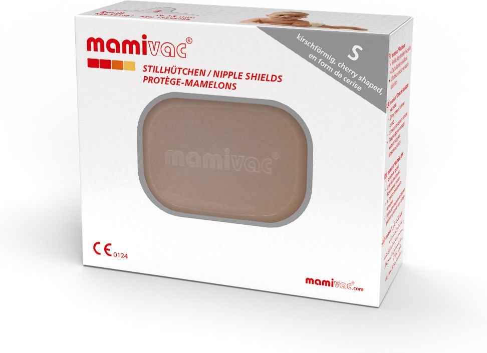 Mamivac Stillhütchen kirschförmig S 18 mm 2 St Brusthütchen, -hauben, -schalen