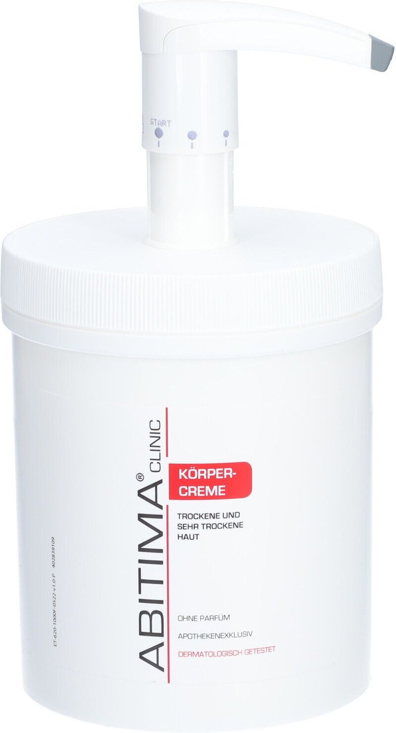 Abitima Clinic Körpercreme m.Dosierspender 1000 ml Creme