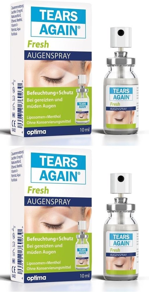 Tears Again Fresh Augenspray 2x 2x1x10 ml Spray
