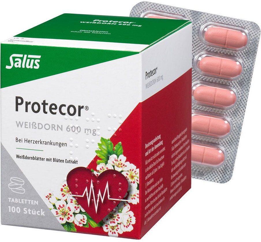 Protecor Weißdorn 600 mg Filmtabletten