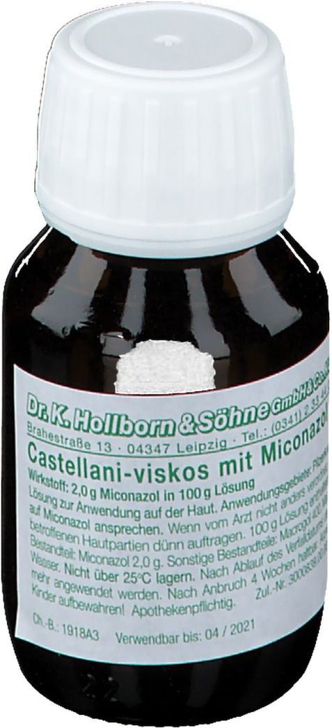 Castellani viskos m. Miconazol Lösung 50 ml