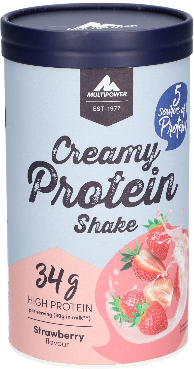 Multipower Creamy Protein Shake Erdbeere 420 g Pulver