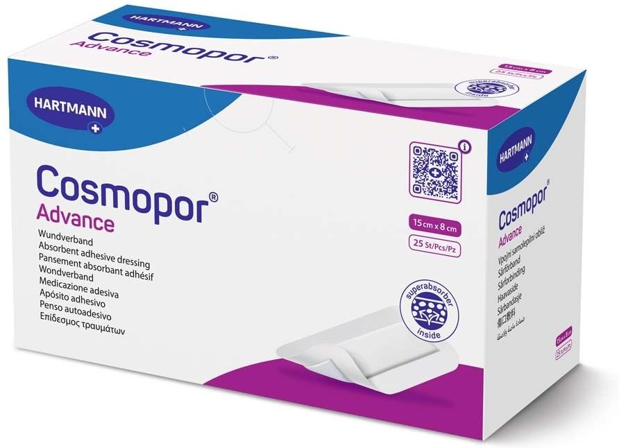 Cosmopor Advance Wundverband 8x15 cm 25 St Pflaster