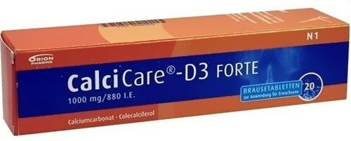 Calcicare D3 forte Brausetabletten