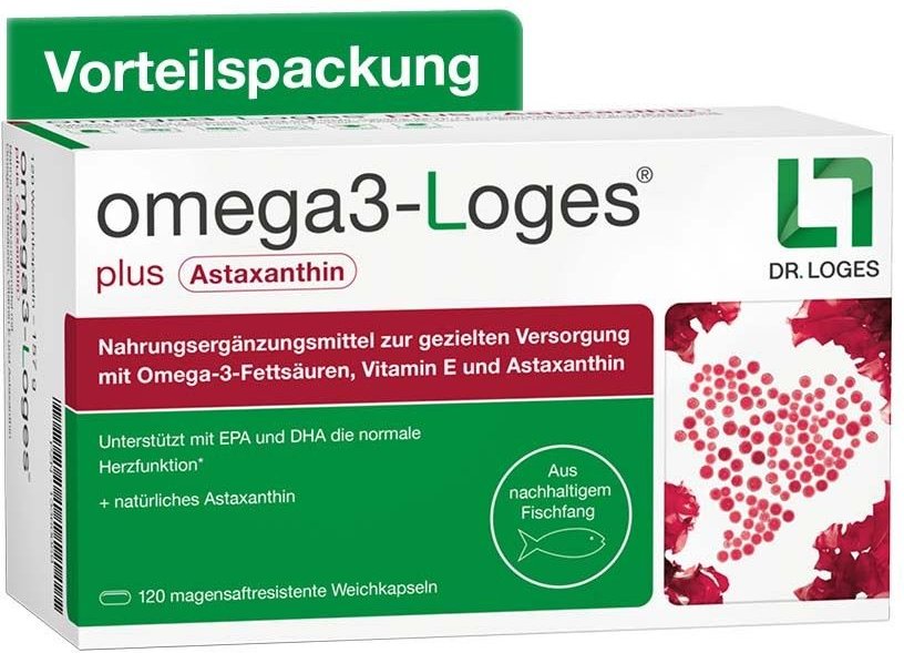 Omega3-Loges plus Kapseln 120 St