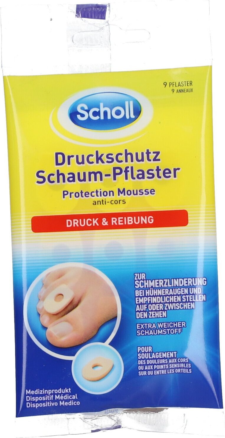 Scholl Druckschutz Schaum-Pflaster 9 St Pflaster