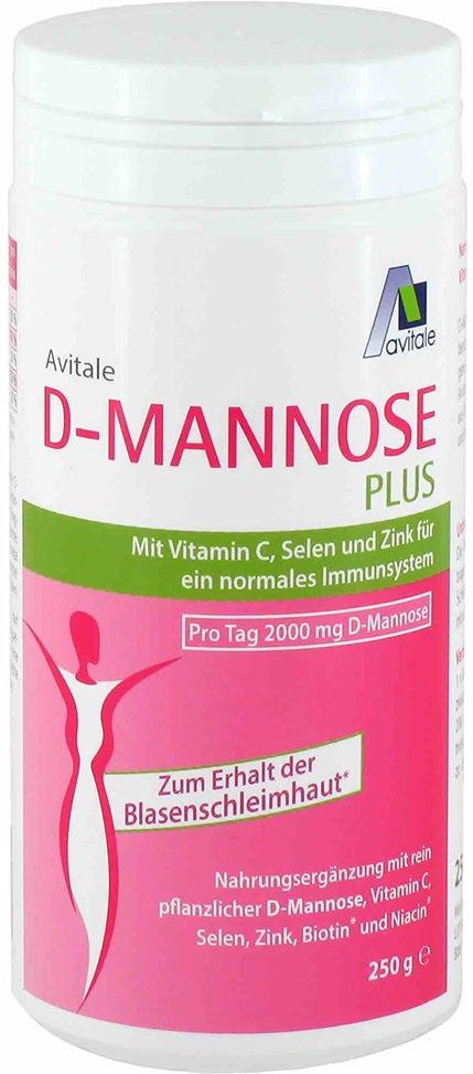 D-Mannose Plus 2000 mg Pulver m.Vit.u.Mineralstof. 250 g