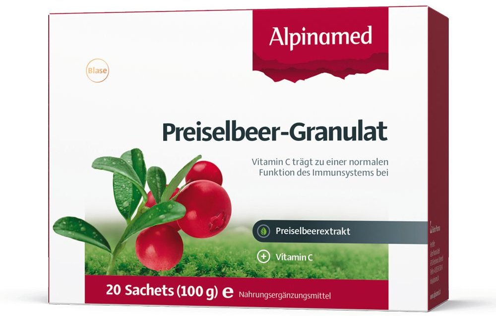 Alpinamed® Preiselbeer-Granulat + Vitamin C 20 St Beutel