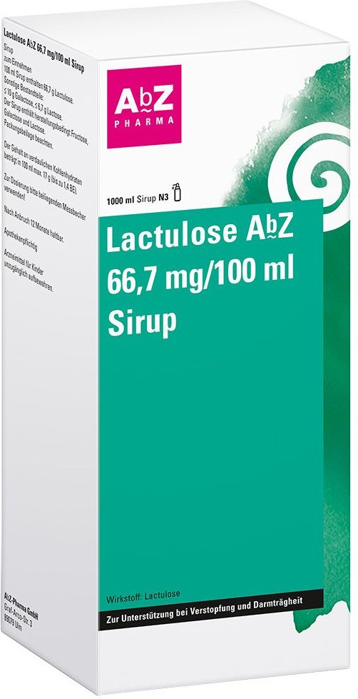 Lactulose AbZ 66,7 g/100 ml Sirup 1000