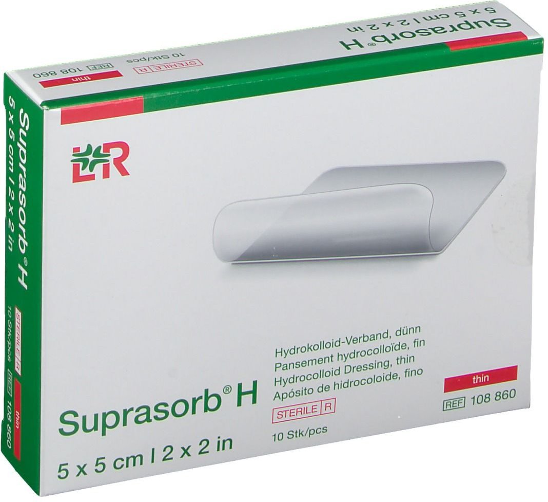 Suprasorb H Hydrokoll.Verb.dünn 5x5 cm 10 St Verband
