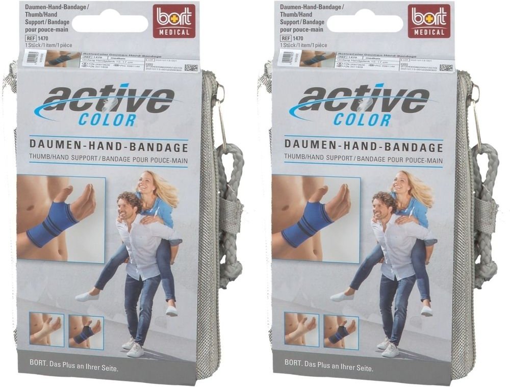 Bort Activec DAU HAN SC ME x2 2x1 St Bandage(s)