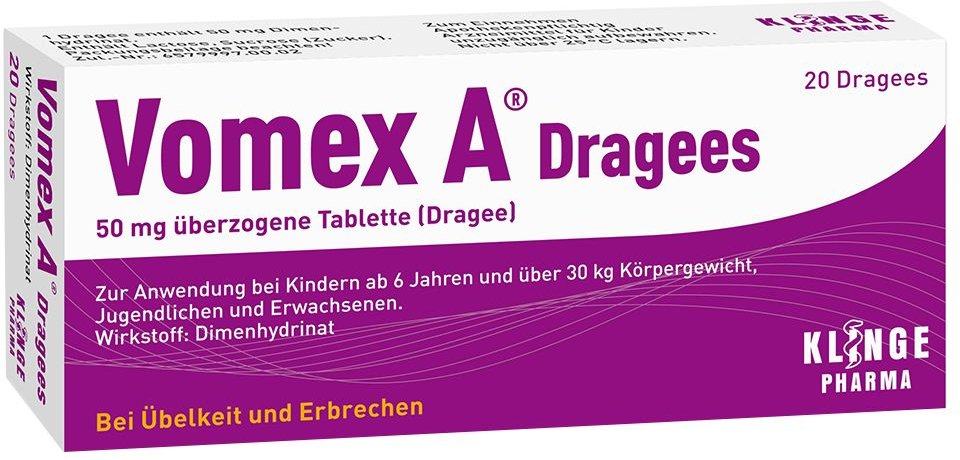 Vomex A Dragees 50 mg