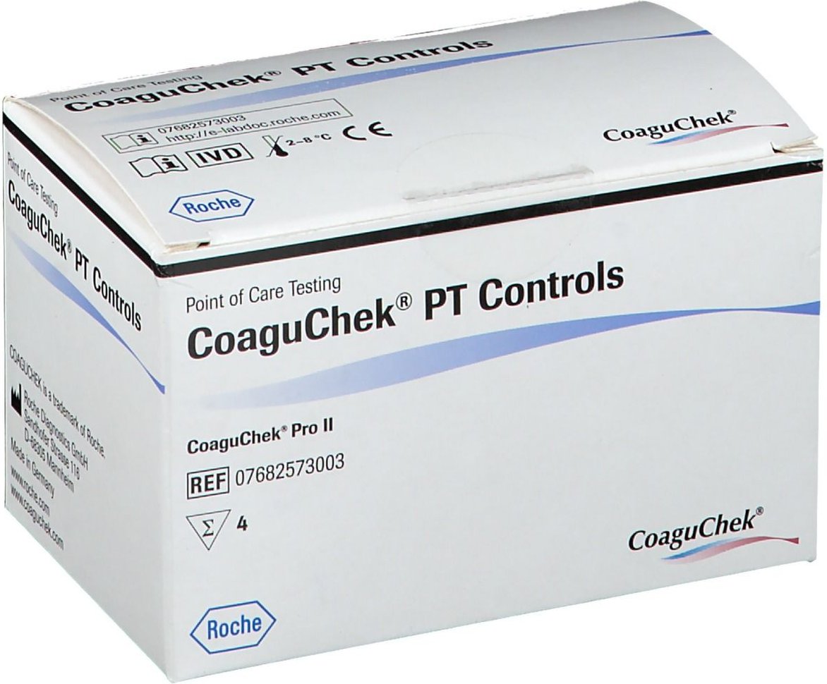 Coaguchek XS PT Controls Lösung 1x4 St