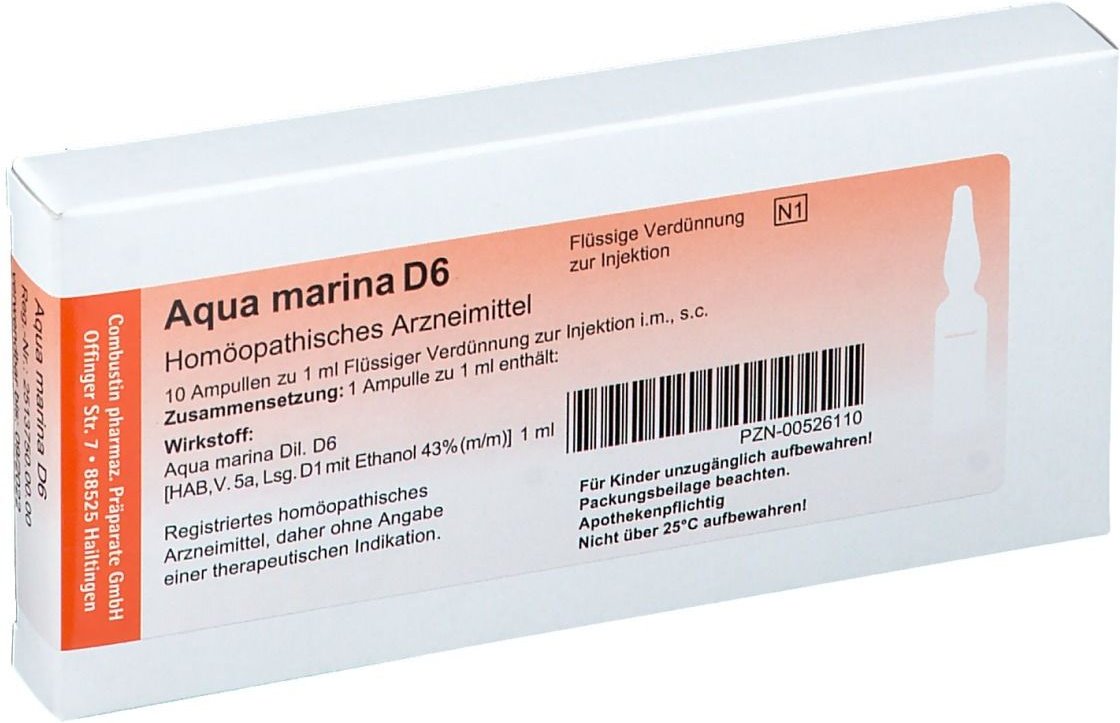 Aqua Marina D 6 Ampullen 10x1 ml