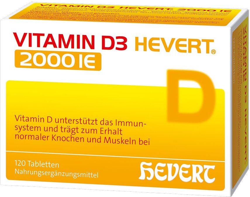 Thumbnail - Vitamin D3 Hevert 2000 I.e. Tabletten 120 St
