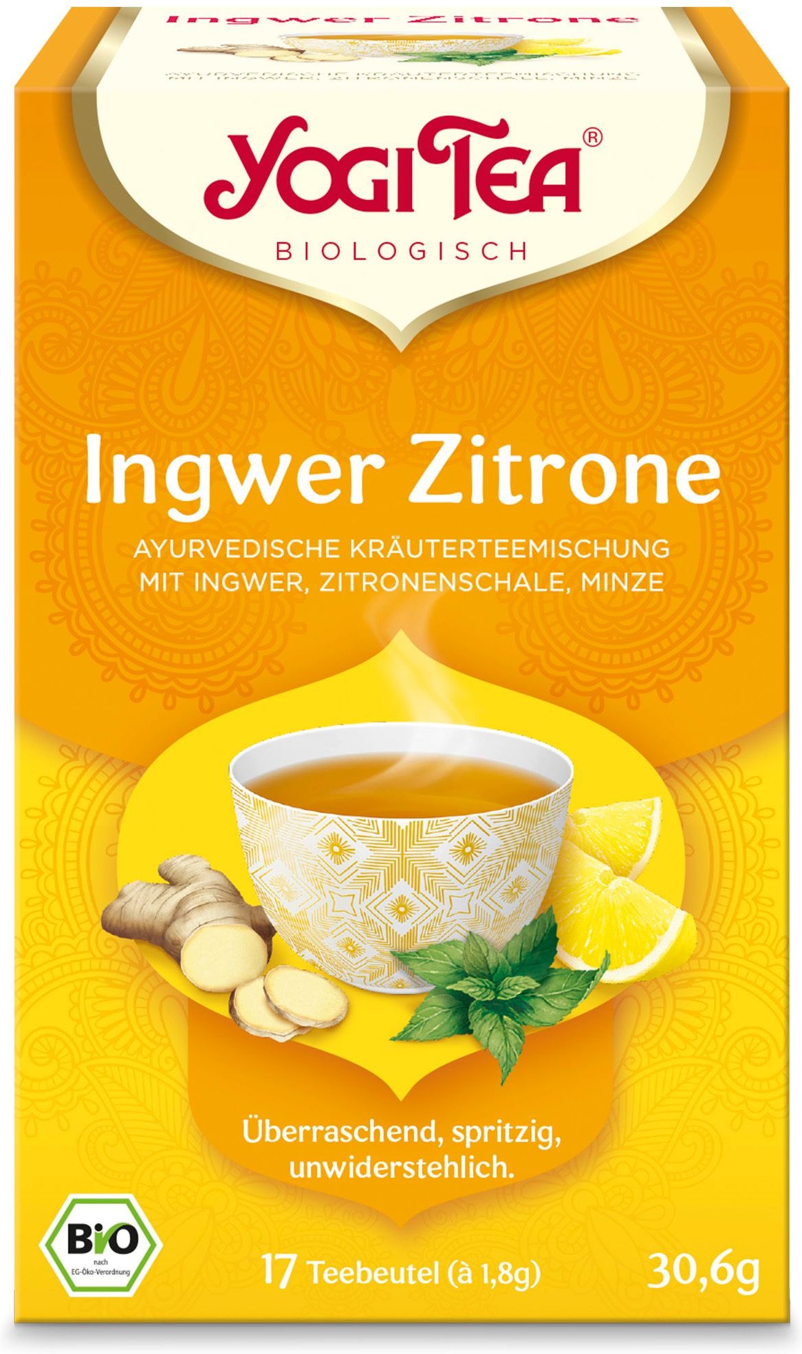 Thumbnail - Yogi TEA Ingwer Zitrone Bio Filterbeutel 17x1,8 g