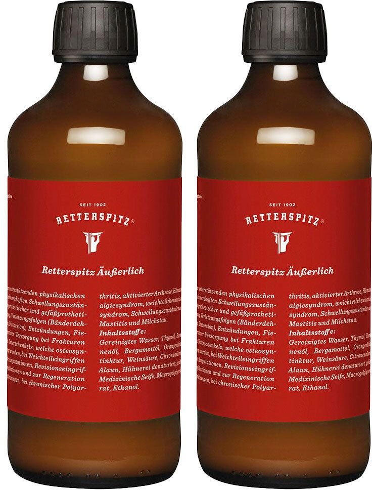 2er Set Retterspitz Äußerlich 2x1 l Flüssigkeit