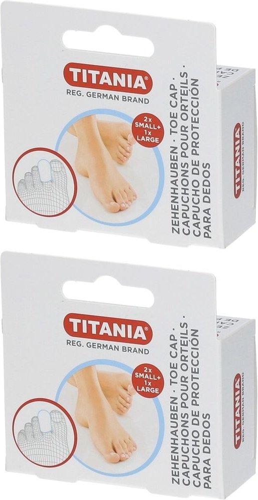 Zehenhauben 2 klein und 1 groß Titania 2x 2x3 St