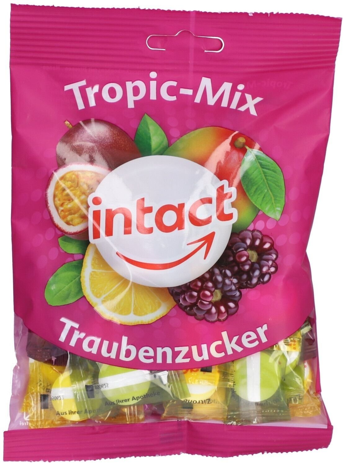 Intact Traubenz BTL Tropic x5 5x75 g Bonbons