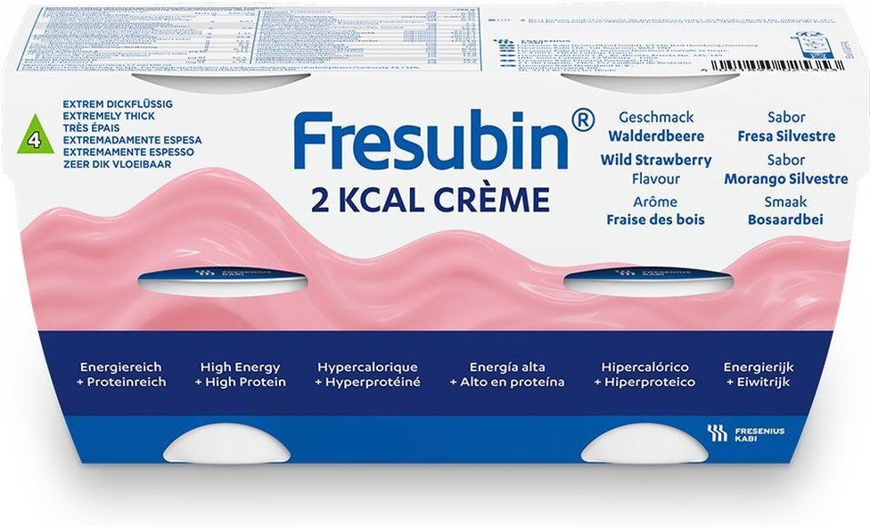 Thumbnail - Fresubin 2 kcal Creme Walderdbeere im Becher 4x125 g Flüssigkeit