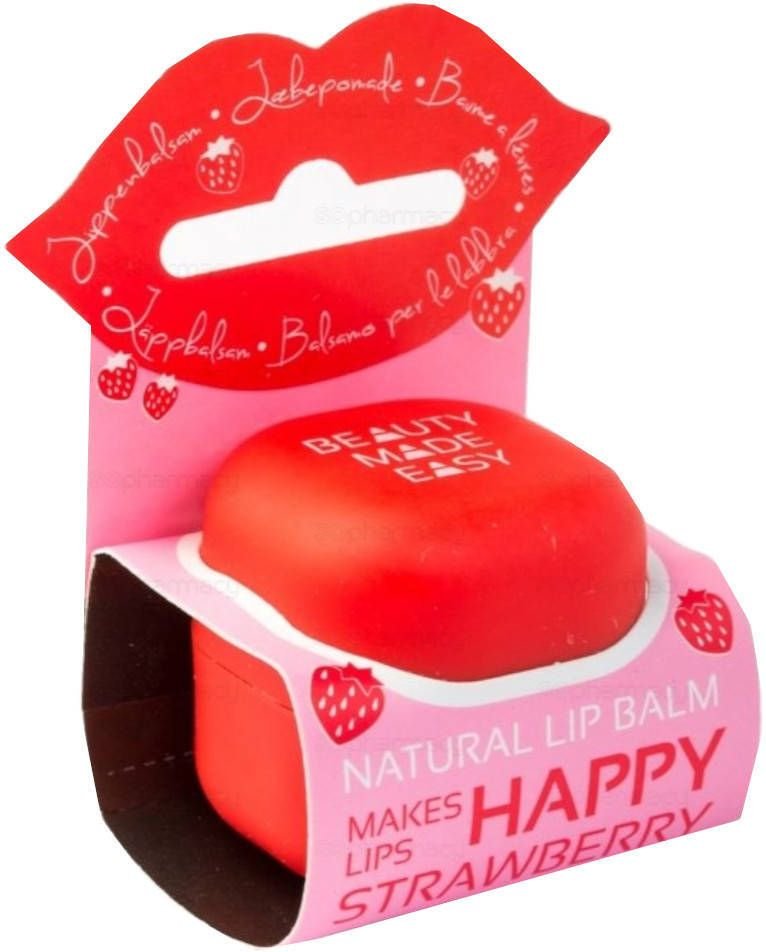 Beauty Made Easy Lippenbalsem Strawberry 6,8 g Lippenschutz