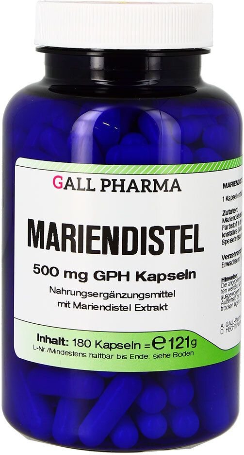 Mariendistel 500 mg GPH Kapseln 180 St