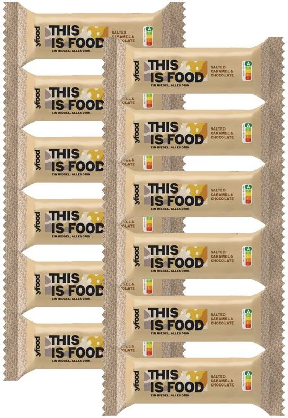 YFood Riegel Salted Caramel & Chocolate 12x60 g