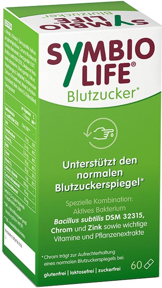 Symbiolife Blutzucker Bakterienstämme u.Chrom Kps. 60 St Kapseln