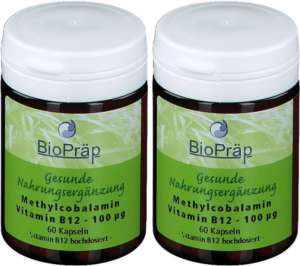 Methylcobalamin Vitamin B12 100 µg Kapseln 2x 2x60 St