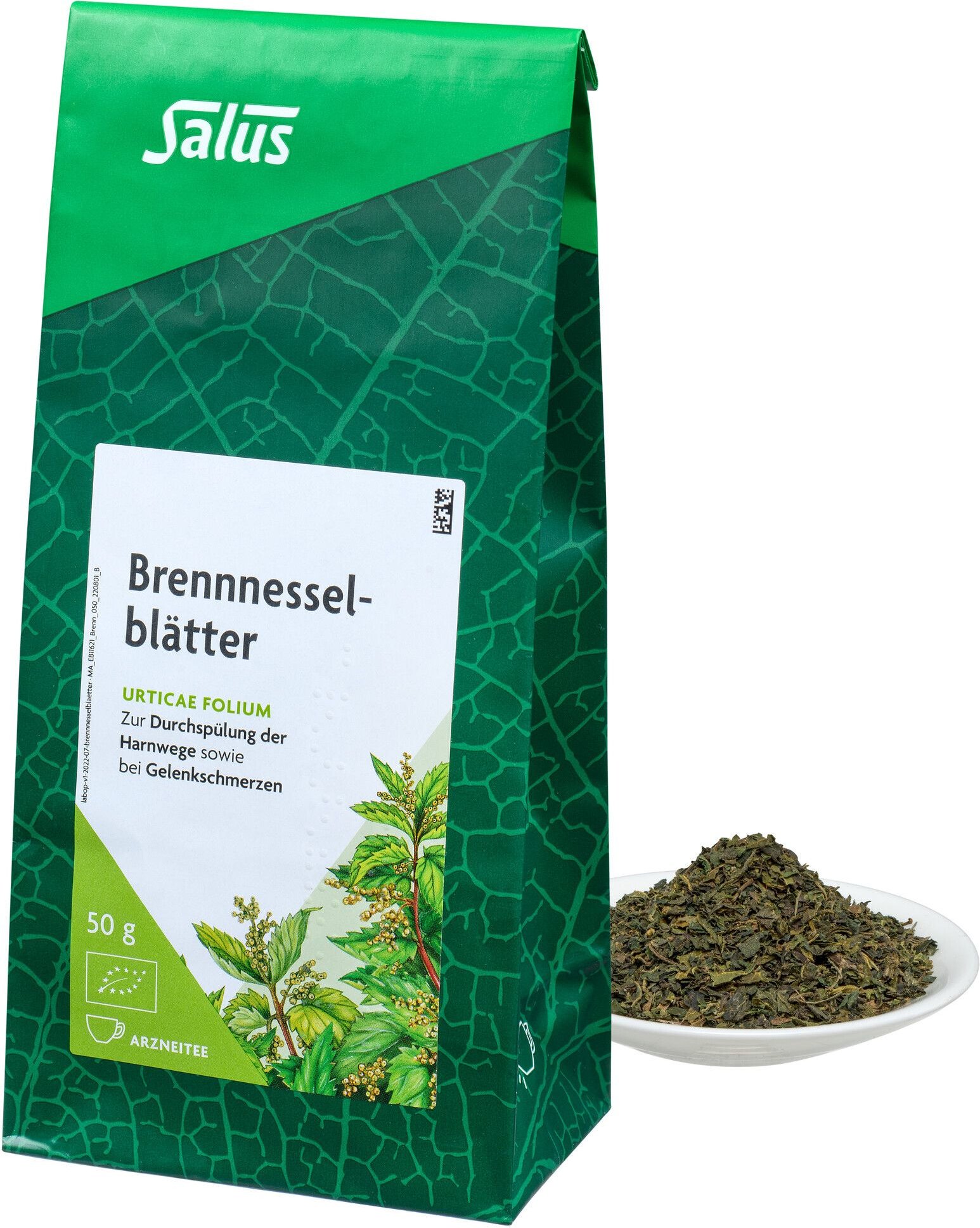 Brennnesselblätter Tee Bio Urticae folium Salus 50 g