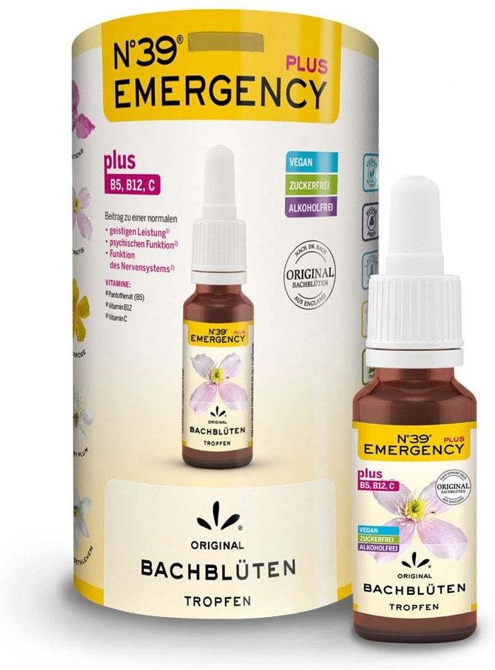 Bachblüten No.39 Emergency plus Tropf.z.Einnehmen 20 ml Tropfen zum Einnehmen