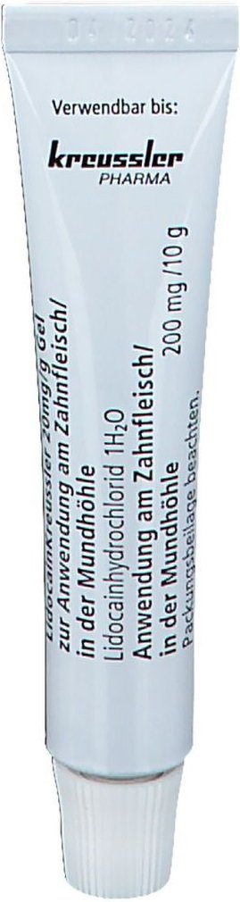 Lidocain Kreussler 20 mg/g Gel 10 g