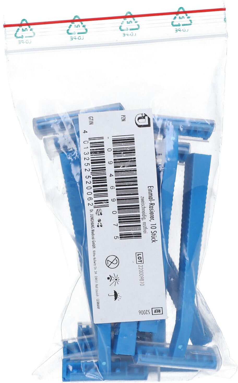 Einmal Rasierer zweischneidig 10 St Gerät