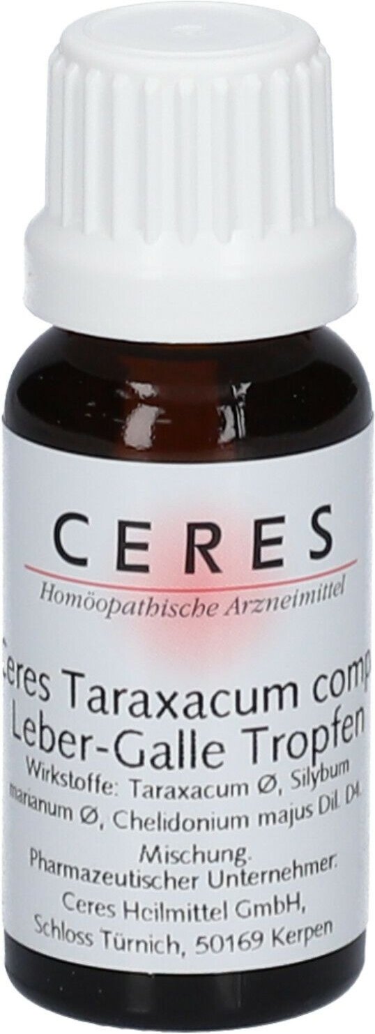 Ceres Taraxacum comp.Leber-Galle Tropfen 20 ml