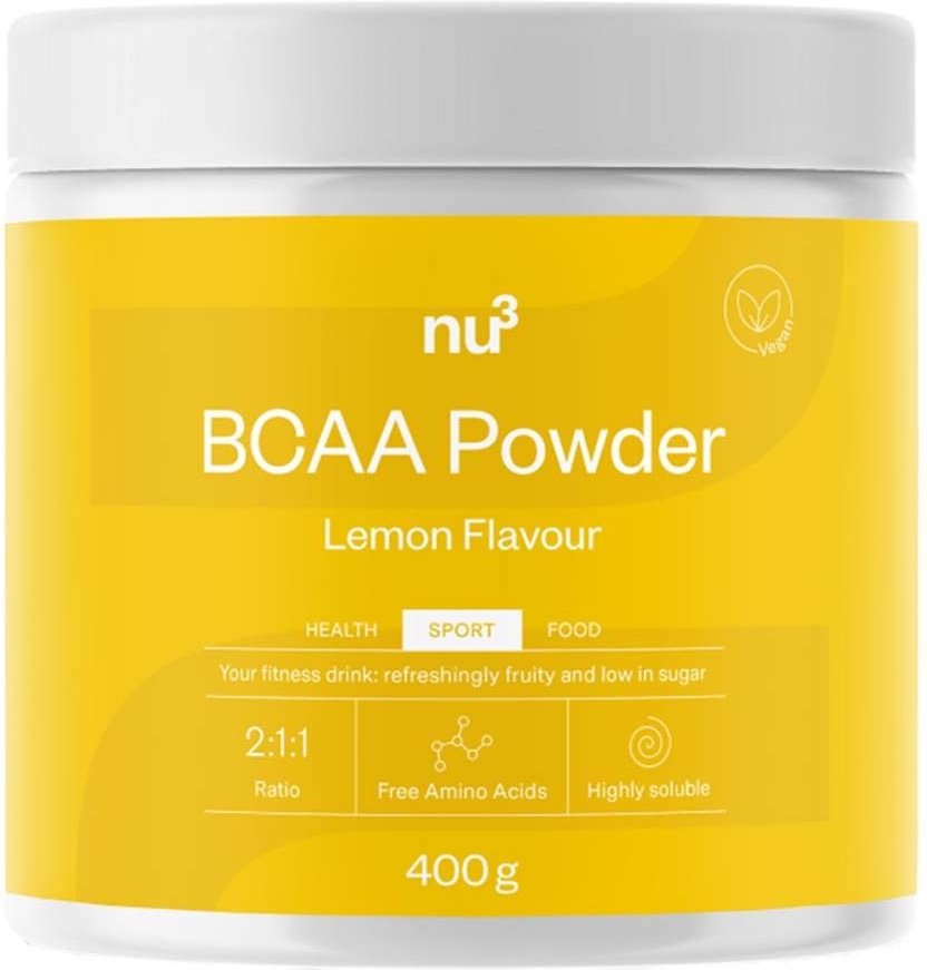 nu3 Bcaa Pulver, Zitrone 400 g Pulver