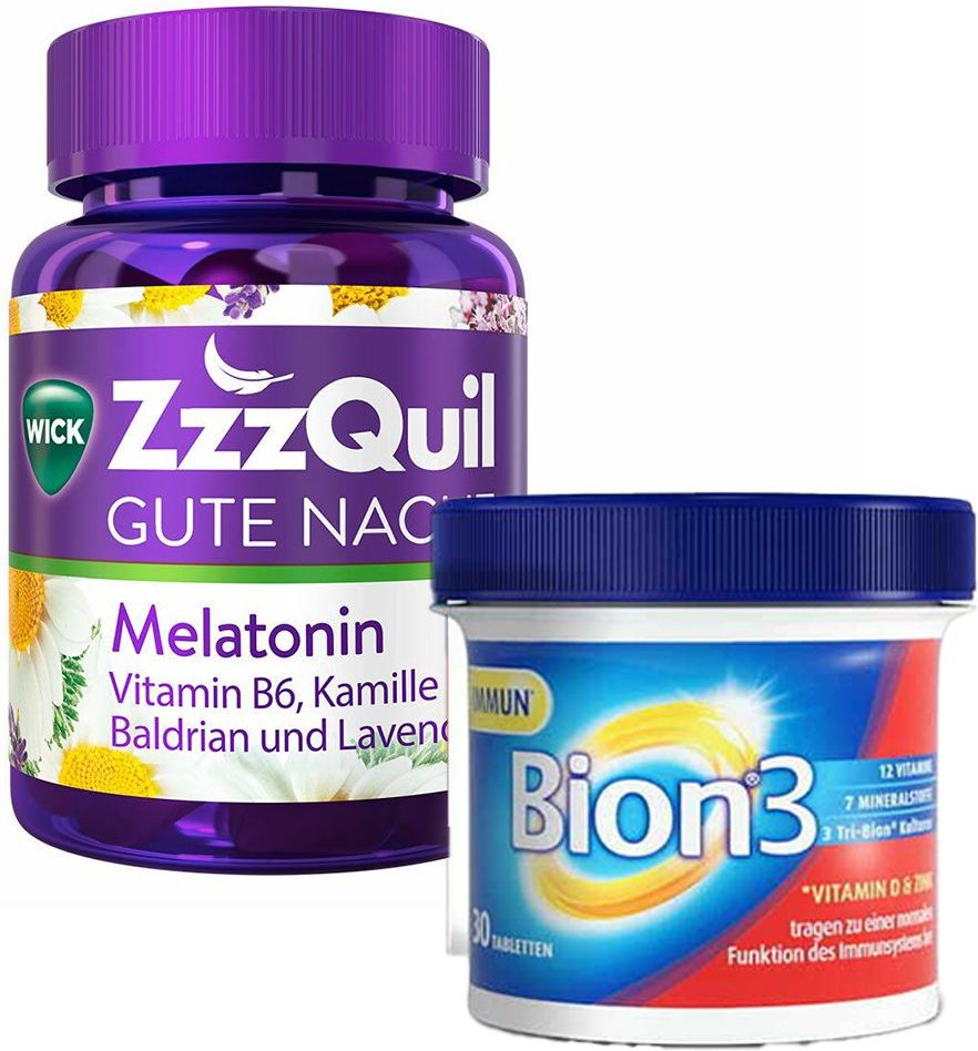 Wick ZzzQuil Gute Nacht + Bion3 Tabletten 1 St Set