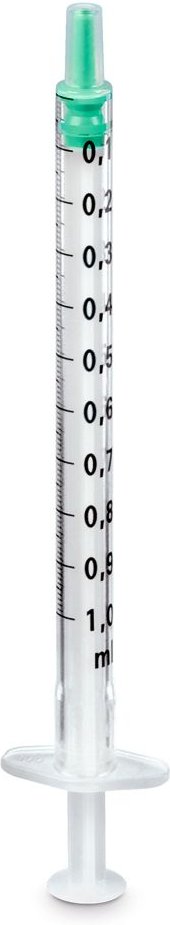 Omnifix F Luer Solo Spr.1 ml LDS Feindosierung 100 St Spritzen