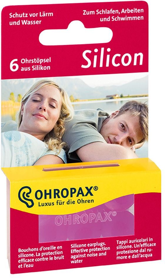 Ohropax Silicon pink Ohrstöpsel 6 St