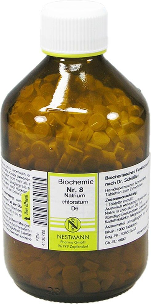 Biochemie 8 Natrium chloratum D 6 Tabletten 1000 St