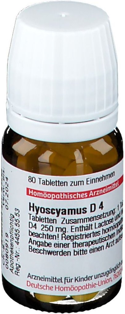 Hyoscyamus D 4 Tabletten 80 St