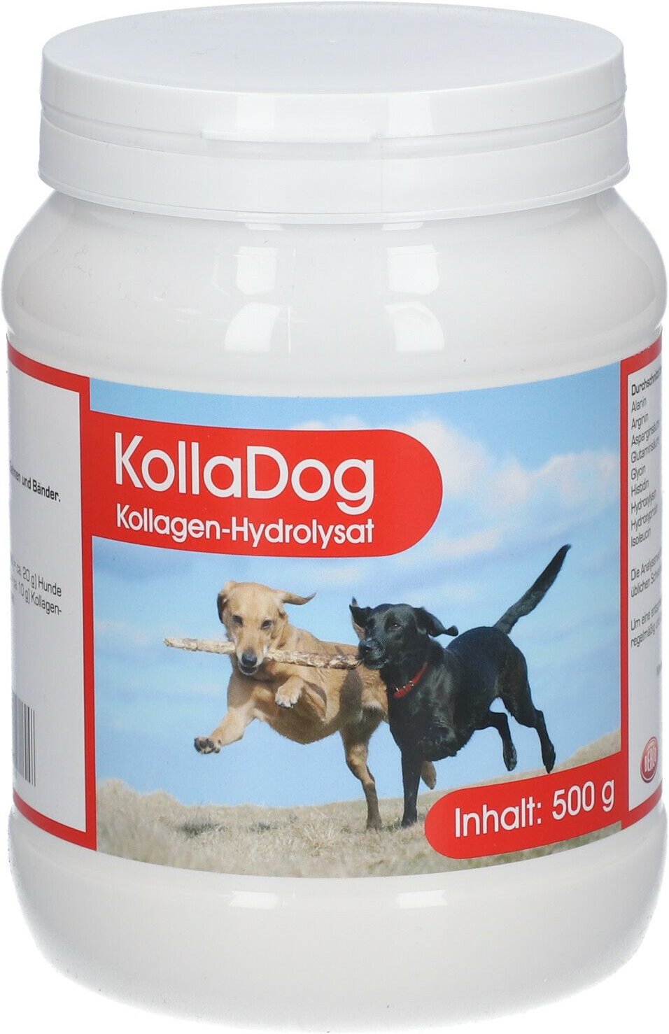 Kollagen Hydrolysat Kolladog Pulver vet. 500 g