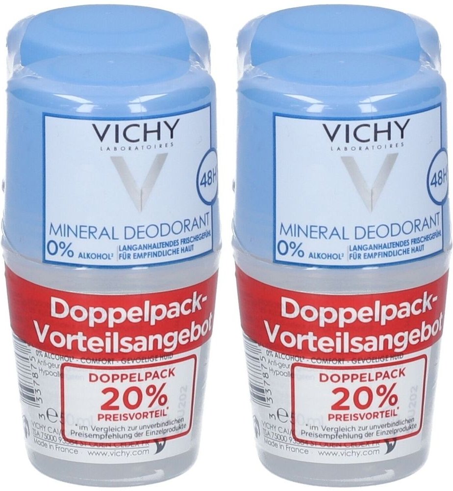 Vichy Mineral DEO RO DP x2 2x2x50 ml Roller