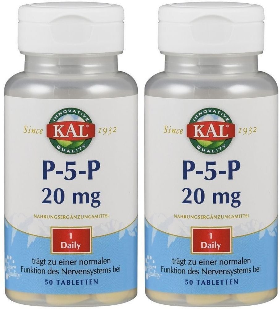 P-5-P 20 mg Pyridoxal-5-Phosphat KAL Tabletten 2x 2x50 St