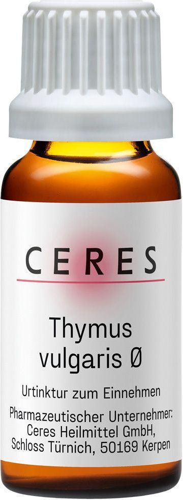 Ceres Thymus vulgaris Urtinktur 20 ml Tropfen